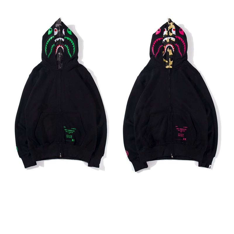 Undefeated x Bape Union Hoodie 2 Colors Green Purple M~2XL B15XC6368